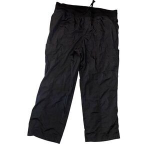 Peaches Uniforms Womens Black Cargo Scrub Pants 2XL Polyester/Cotton Blend
